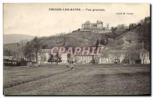 Old Postcard Uriage les Bains General View