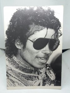 Close up of Michael Jackson Vintage News of the World Jacko Offer Postcard 1987