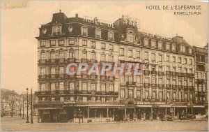 Old Postcard Brussels Midi Grand Hotel de l'Esperance Bonne Table
