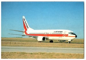 Air Europe Boeing 737-400 at Paris-Roissy Airplane Postcard