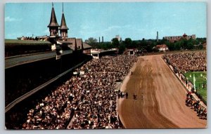 The Kentucky Derby Racetrack - Louisville, Kentucky - Postcard