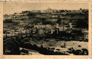 CPA AUBENAS - Vue générale et Pont d'AUBENAS (484551)