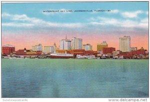 Florida Jacksonville The Waterfront Sky Line