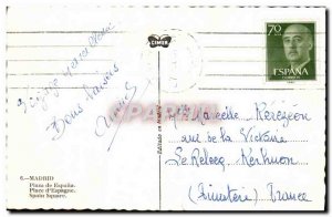 Postcard Modern Madrid Plaza De Espana