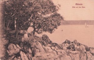 Abbazia Sailing Boat Blick Auf Das Meer Croatia Old 1912 Postcard