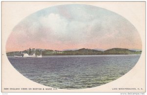 LAKE WINNIPESAUKEE, New Hampshire, 1900-1910's; Ferry, Lake View