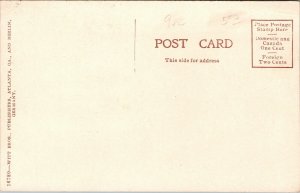 Vtg 1910s Junction Peachtree and Ivy Street Atlanta Georgia GA Rare Postcard