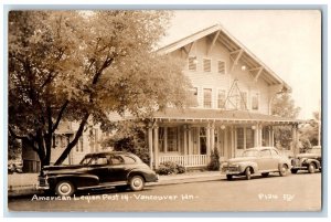 Vancouver Washington WA Postcard RPPC Photo American Legion Post 14 c1940's