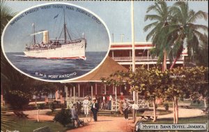 Jamaica Steamship Imperial Direct West India Mail RMS Port Antonio Postcard