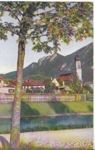 Germany Postcard - Oberammergau - Dorfansicht Mit Laberkopfen - Ref 6246A