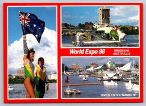 Postcard World Expo 1988 Brisbane Australia