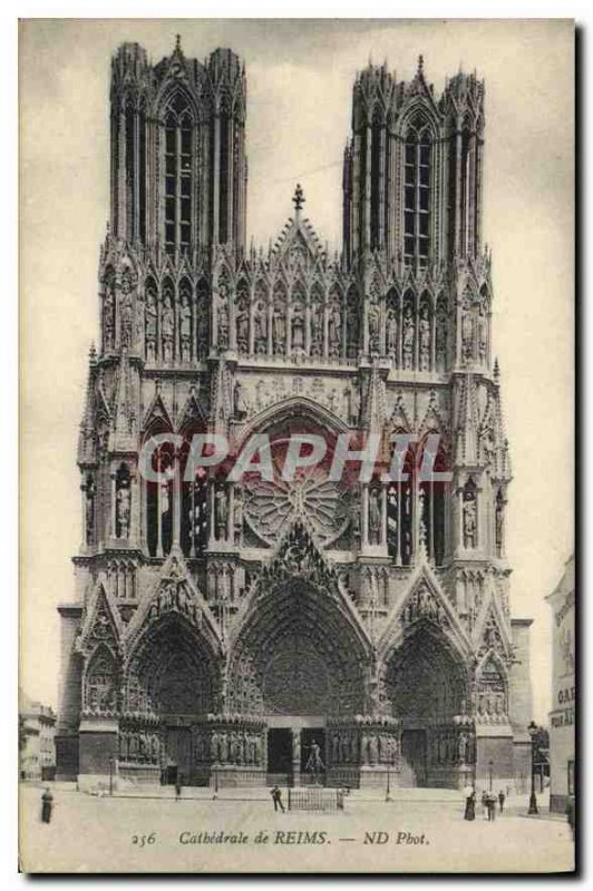 Postcard Old Cathedral of Reims