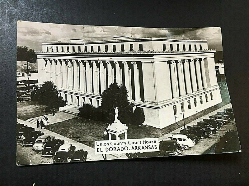 Postcard RPPC Union County Court House, El Dorado, AK.    aa1