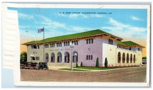 1946 US Post Office Clearwater Pinellas County Florida FL Vintage Postcard