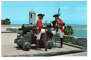 Castillo de San Marcos National Museum, Soldiers, Cannon, St Augustine, Florida