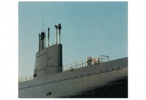 Submarine Tonijn Den Helder Marine Vintage Postcard BS.11