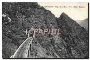 Old Postcard Dauphine line Mure Tunnel Clapisse