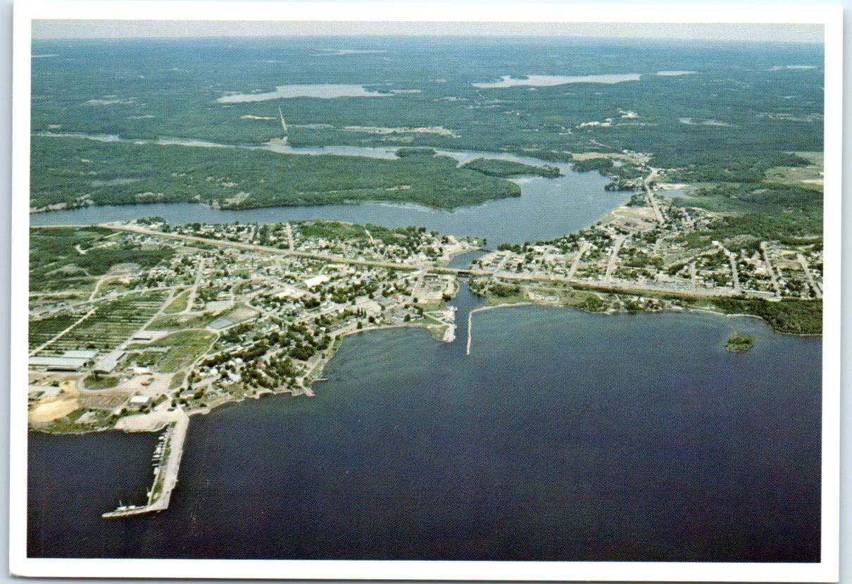 Postcard Aerial View of Blind River, Ontario, Canada Canada