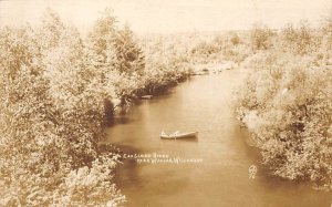 Eau Claire River Real Photo Wausau WI 