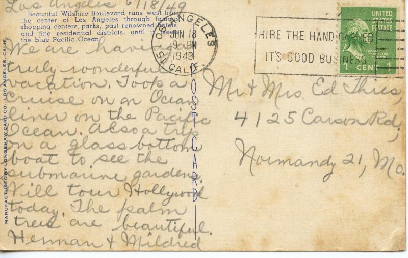 US    PC478  WILSHIRE BLVD, LOS ANGELES, CA