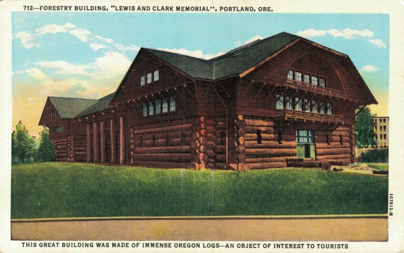 USA - The Forestry Building Lewis and CLark Memorial Portland 03.07