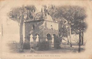 Alger Algeria Tombeau de la Reine Marengo Garden Antique Postcard J50476