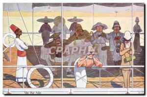  Vintage Postcard Fantasy Illustrator Up the NÃ®le Egypt Egypt