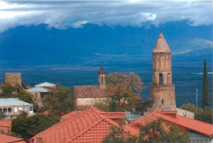 Georgia Kakheti art church sculpture view panorama