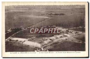 Old Postcard Camp De Chalons Seen By Plane Fort Saint Hilaire Saint Hilaire T...