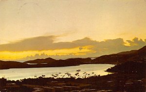 Sunset Saint Thomas Virgin Islands Postcard