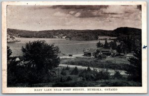 Postcard Port Sydney Ontario c1930s Mary Lake Muskoka District