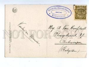 158214 LUXEMBOURG Postmark HOTEL CHEVAL BLANC Echternach RPPC