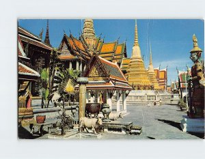 Postcard The Temple of the Emerald Buddha in Bangkok, Thailand