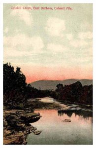 Postcard WATER SCENE Catskill Mountains New York NY AS8953