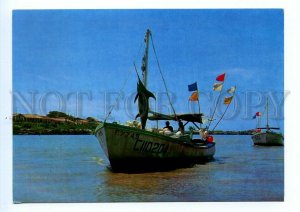 498869 Cuba sport fishing sword fish Old postcard