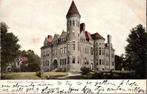 View of High School, Frankfort IN c1908 Vintage Postcard L79