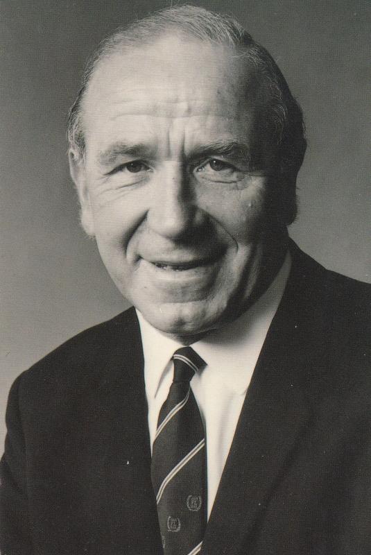 Sir Matt Busby Manchester United Football Club Postcard