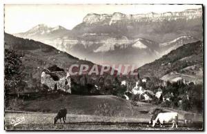 Old Postcard The Beautiful French Alps Theys Vue Generale Basically the Plate...