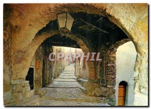 Modern Postcard Sainte Agnes Village of the highest coastal Europe