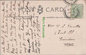 Genealogy Postcard - Neville, 1 Turl Street, Swindon, Wiltshire  GL1629