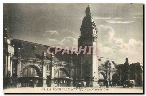 Old Postcard La Rochelle Ch Inf New Station