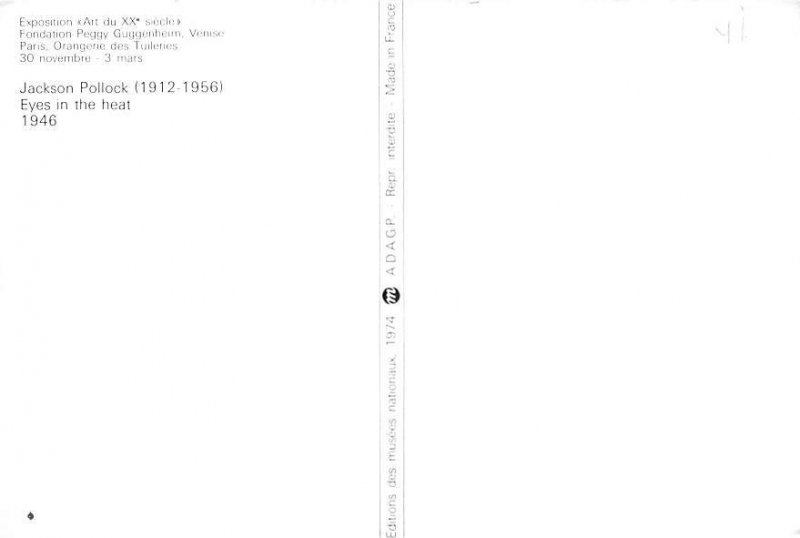 Eyes In The Heat, Jackson Pollock  