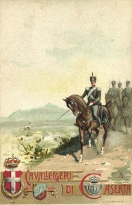 PC CPA ITALY, MILITARY PROPAGANDA, CAVALLECGERI DI CASERTA, (b17757)