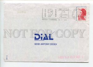 421417 FRANCE 1989 year Moissy Cramayel ADVERTISING real posted COVER