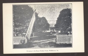 MIDDLETOWN PENNSYLVANIA PA. EMAUS ORPHAN HOME VINTAGE POSTCARD 1905