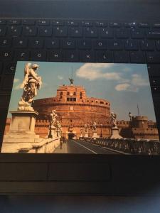 Vtg Postcard: Rome Roma Italy-  Sant Angelo Bridge and Castle