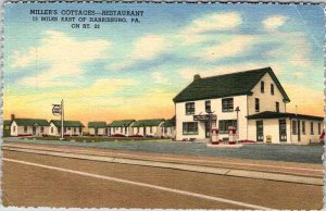 Postcard RESTAURANT SCENE Harrisburg Pennsylvania PA AO4315