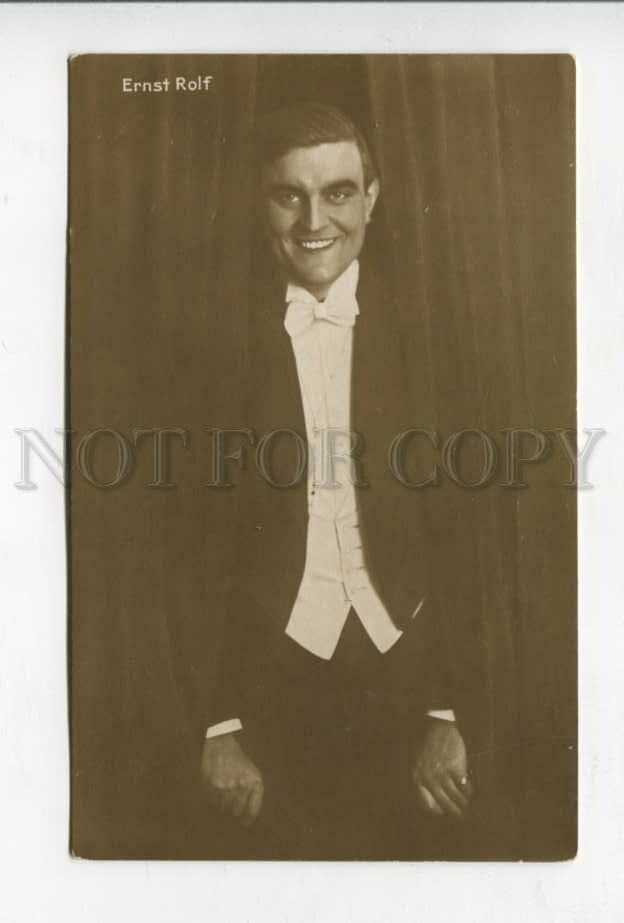427589 ERNST ROLF Swedish actor COMPOSER Vintage postcard | Topics ...