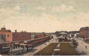 Carthage New York Train Station Vintage Postcard AA56260