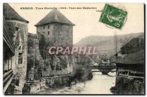 Dole - Gazebo Tour - 1265 - Capuchin Bridge - Old Postcard